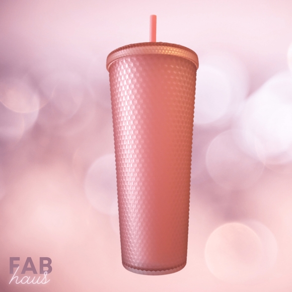 Starbucks | Venti Valentine's Soft Touch Studded Tumbler in Pink Lemonade 2022 - Picture 3 of 13